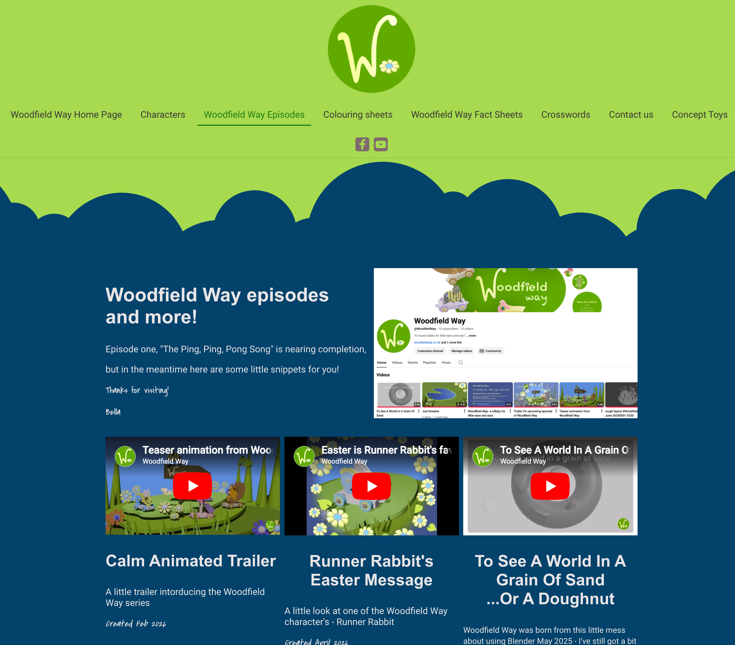 An evolving world - how "Woodfield Way" started out.
